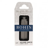Bohin 00269
 Ordinary Big Eye Sewing Needle Asst 3/9 15ct